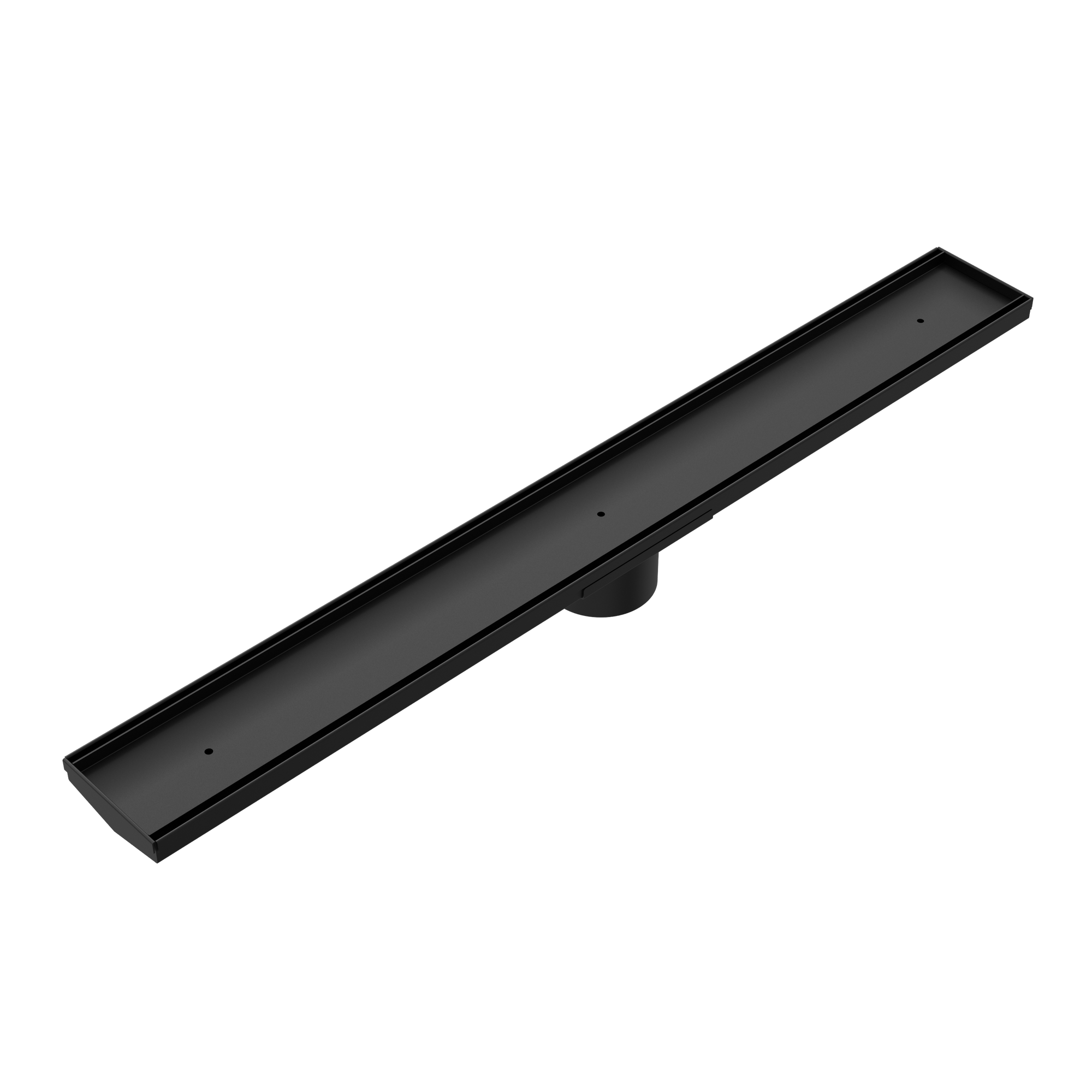Tile Insert V Channel 900x106mm Floor Grate 90mm Outlet Matte Black