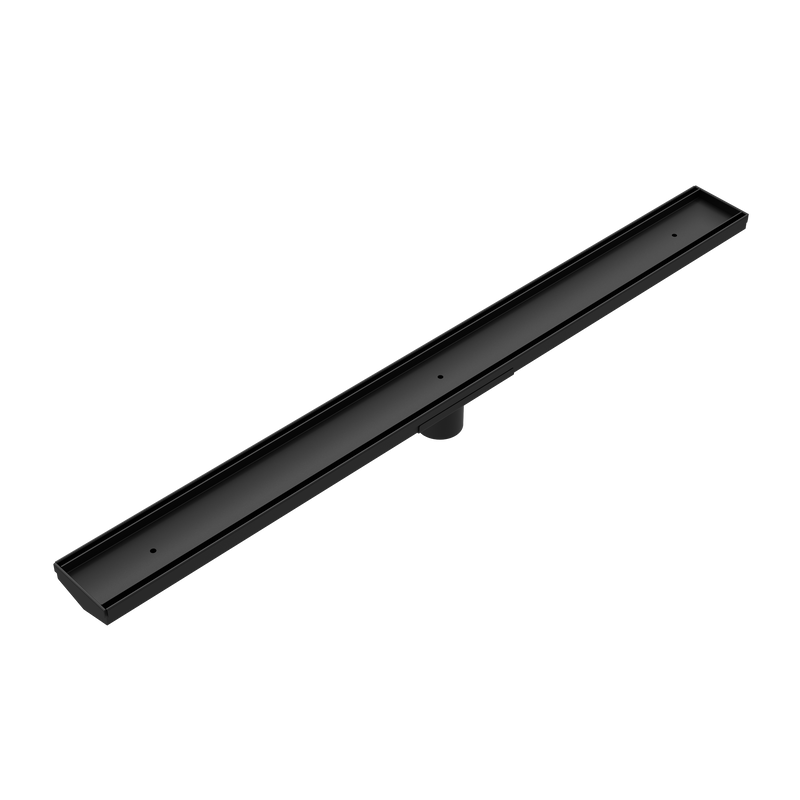Tile Insert V Channel 900x82mm Floor Grate 50mm Outlet Matte Black