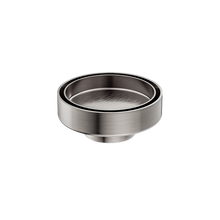 100mm Round Tile Insert Floor Waste 50mm Outlet Brushed Nickel