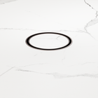 100mm Round Tile Insert Floor Waste 50mm Outlet Brushed Bronze