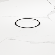 100mm Round Tile Insert Floor Waste 50mm Outlet Chrome