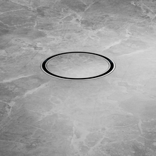 100mm Round Tile Insert Floor Waste 50mm Outlet Chrome