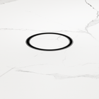 100mm Round Tile Insert Floor Waste 50mm Outlet Gun Metal