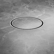 130mm Round Tile Insert Floor Waste 80mm Outlet Brushed Nickel