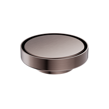 130mm Round Tile Insert Floor Waste 80mm Outlet Brushed Bronze