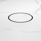 130mm Round Tile Insert Floor Waste 80mm Outlet Chrome
