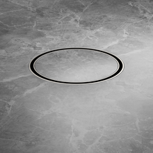 130mm Round Tile Insert Floor Waste 80mm Outlet Chrome