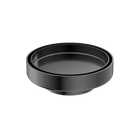 130mm Round Tile Insert Floor Waste 80mm Outlet Gun Metal