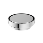 130mm Round Tile Insert Floor Waste 100mm Outlet Chrome