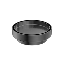 130mm Round Tile Insert Floor Waste 100mm Outlet Gun Metal