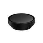 130mm Round Tile Insert Floor Waste 100mm Outlet Matte Black