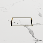 100mm Square Tile Insert Floor Waste 50mm Outlet Brushed Gold