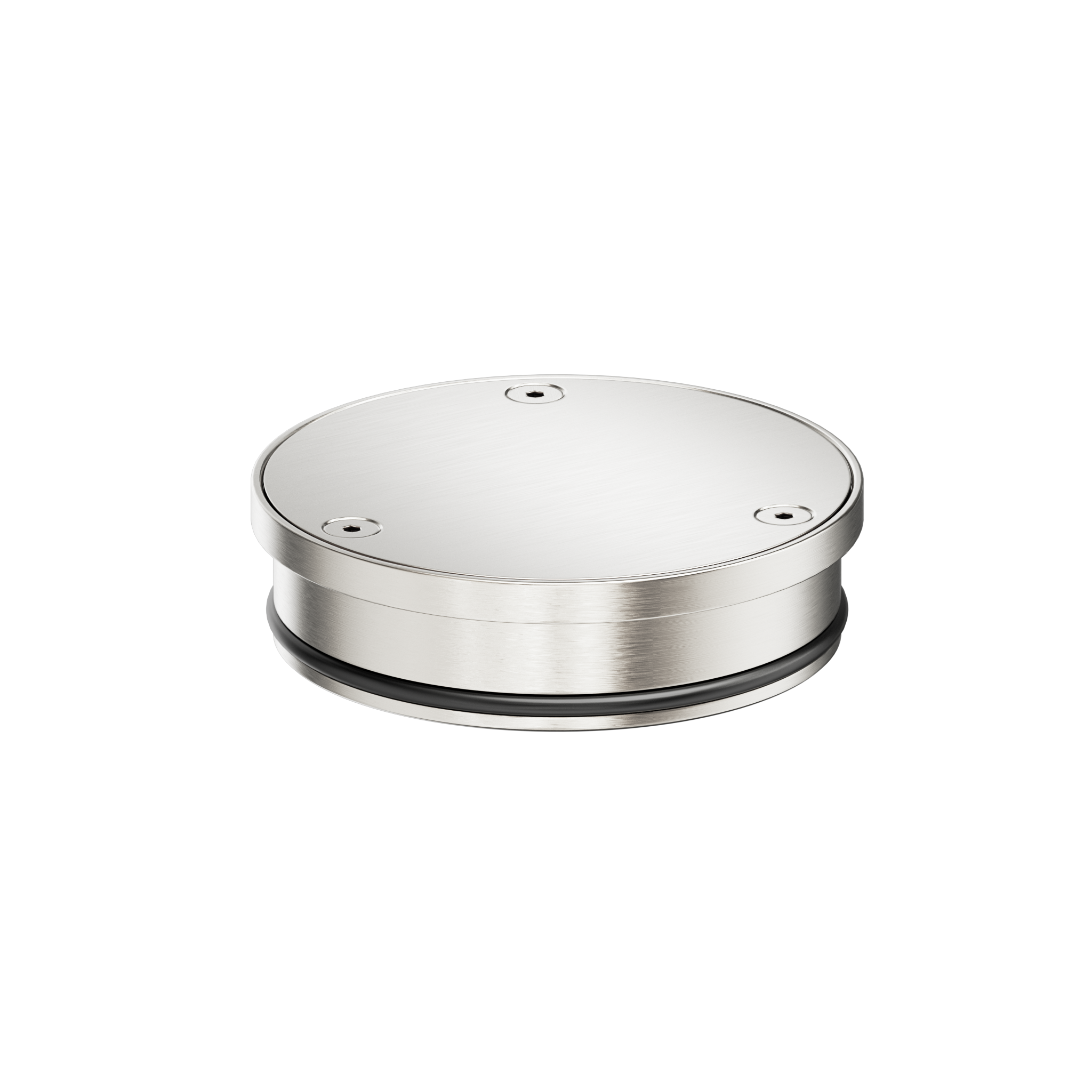 316L Stainless Round Clear Out 100mm Outlet Brushed Nickel