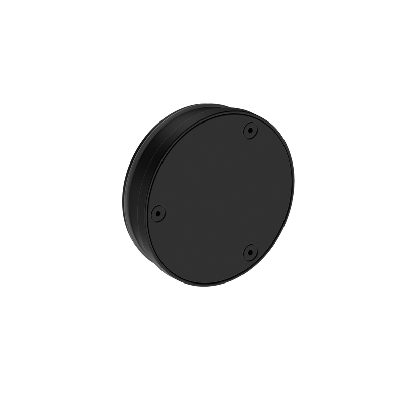 316L Stainless Round Clear Out 100mm Outlet PVD Black