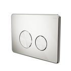 In Wall Toilet Push Plate Brushed Nickel