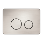 In Wall Toilet Push Plate Brushed Nickel