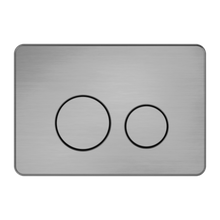 In Wall Toilet Push Plate Gun Metal