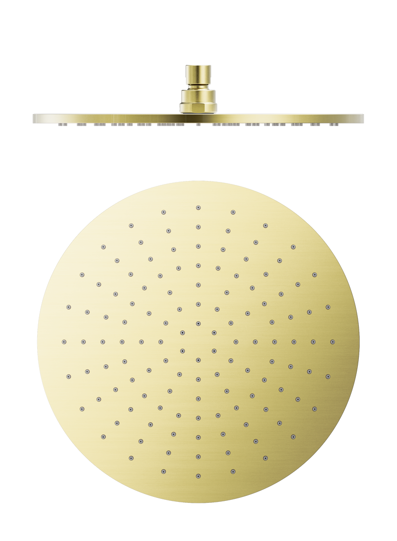 300mm Round Shower Head Brushed Gold