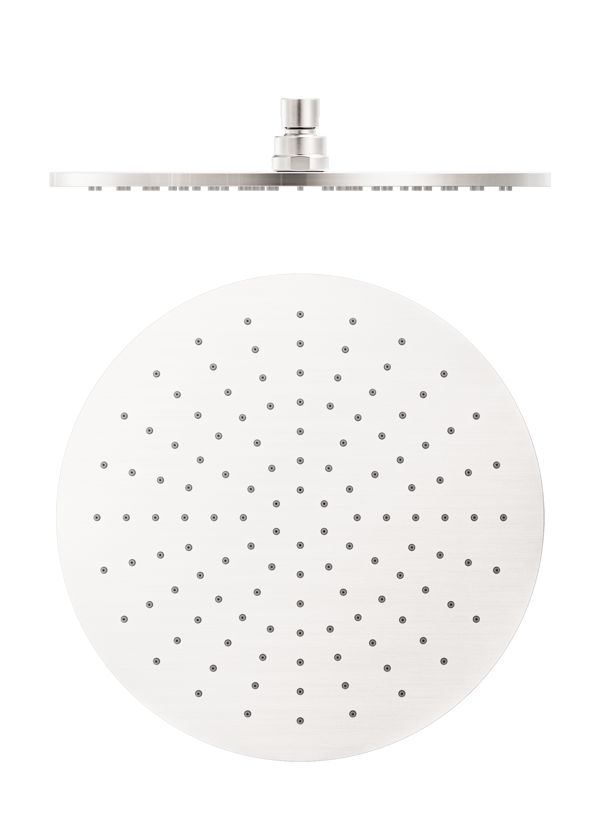 300mm Round Shower Head Brushed Nickel