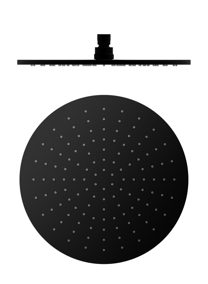 300mm Round Shower Head Matte Black
