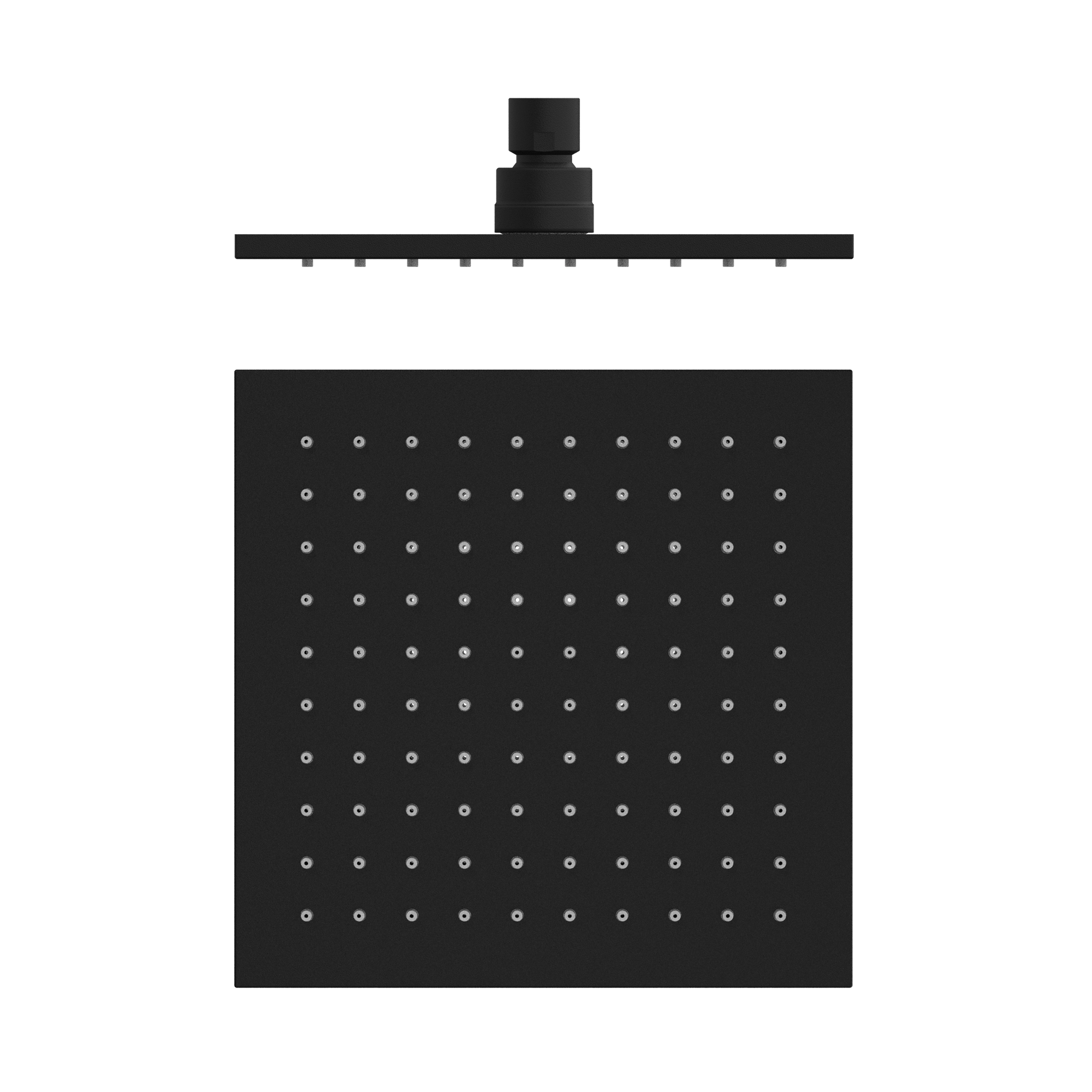 200mm Square Shower Head Matte Black