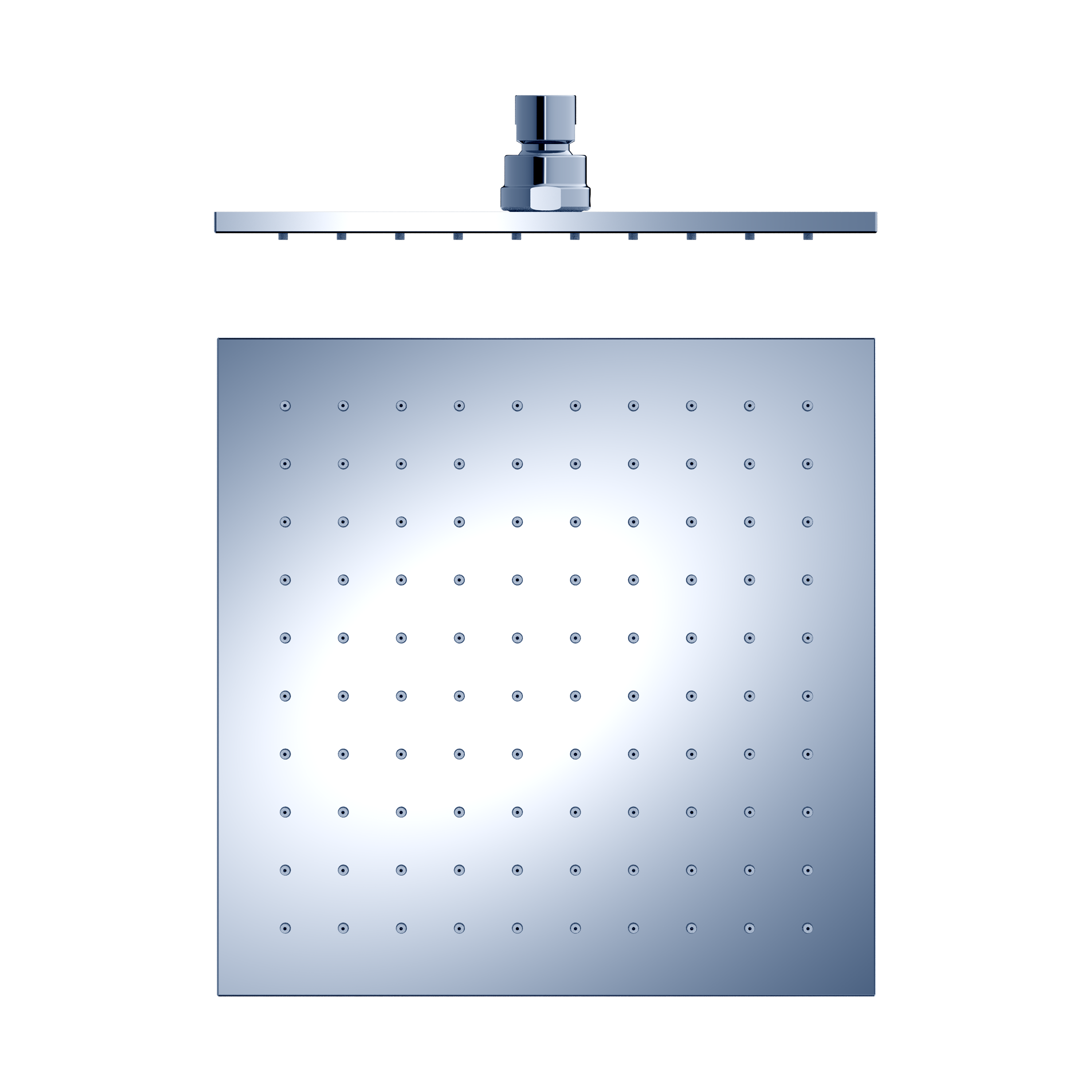 250mm Square Shower Head Chrome