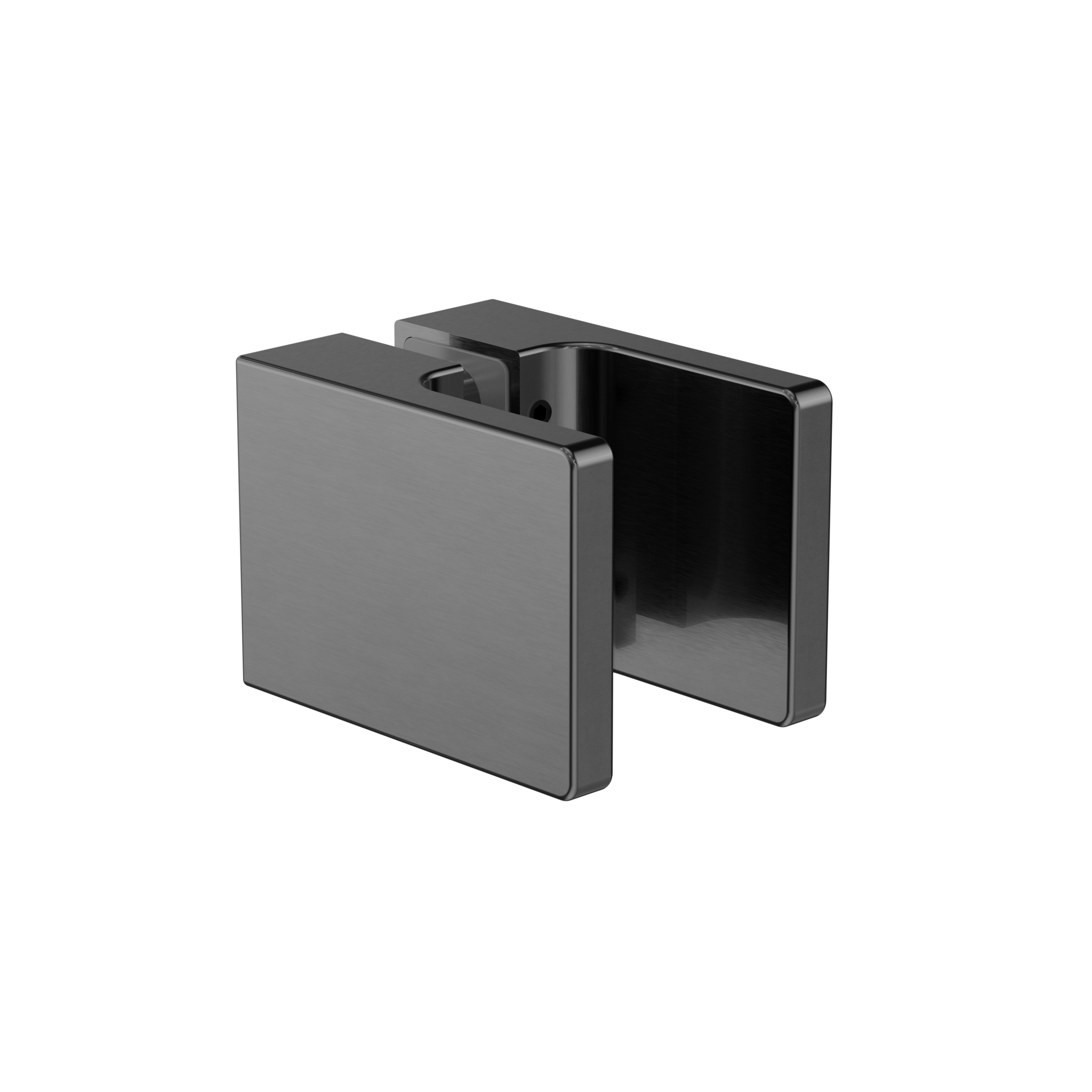 Square Shower Knob Handle Gun Metal