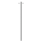 Heated Vertical Towel Rail Matte White