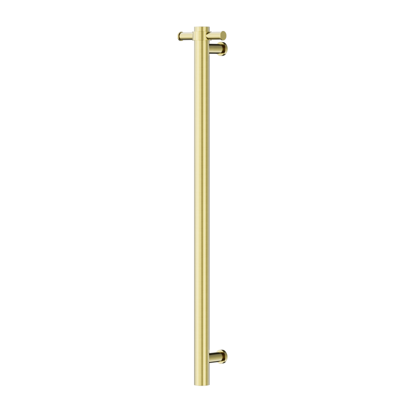 Non-Heated Vertical Towel Rail 900mm Brushed Gold