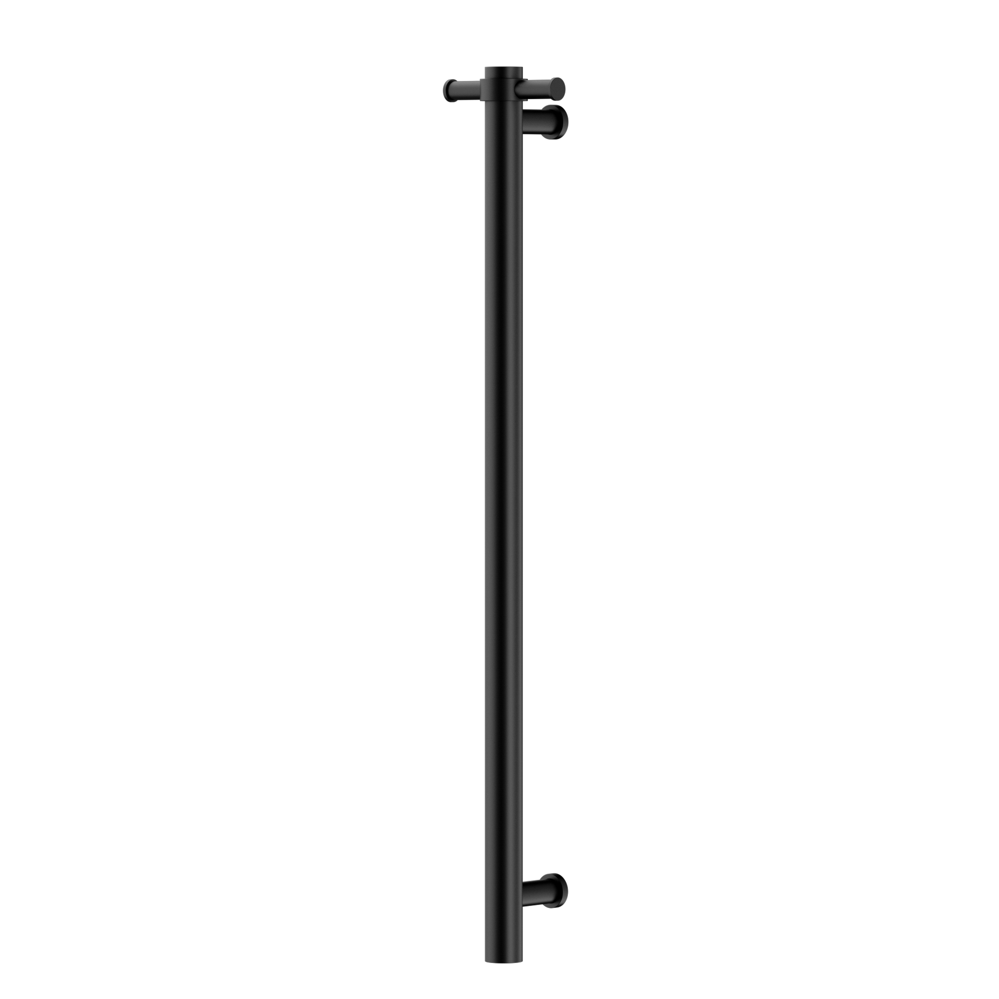 Non-Heated Vertical Towel Rail 900mm Matte Black