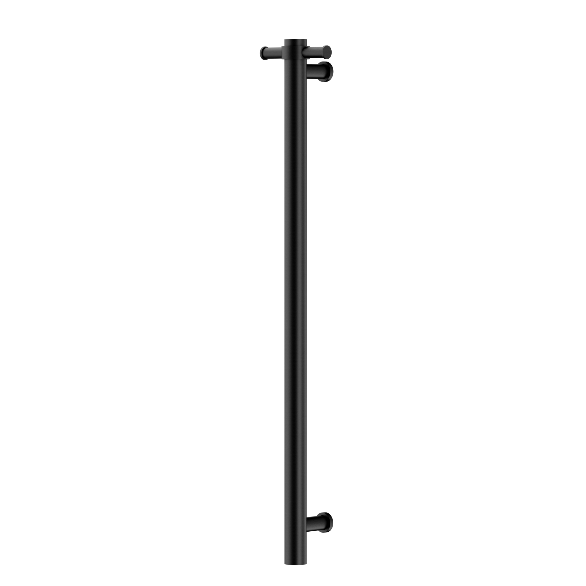 Non-Heated Vertical Towel Rail 900mm Matte Black