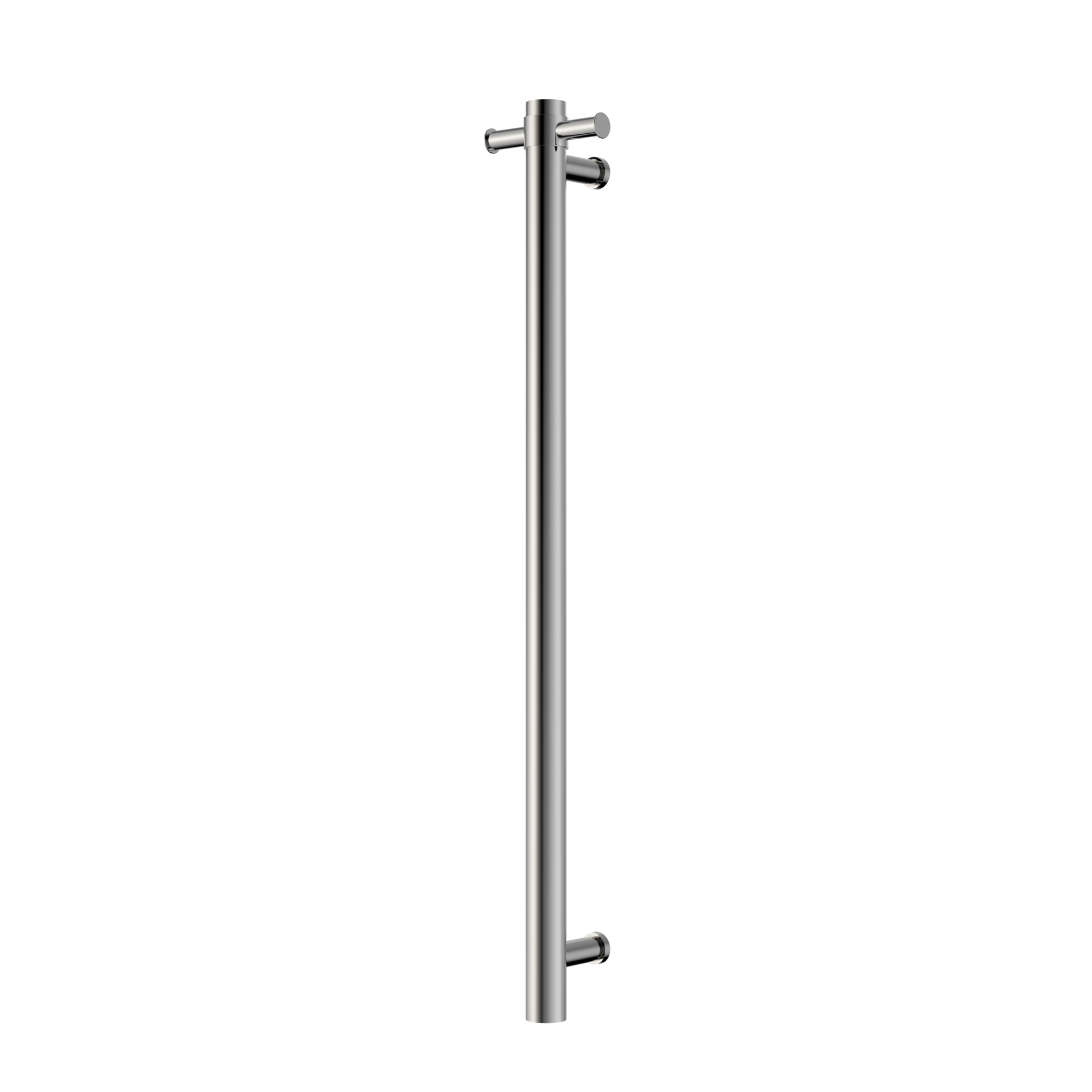 Mecca 240V Single Vertical Heated Towel Rail Chrome