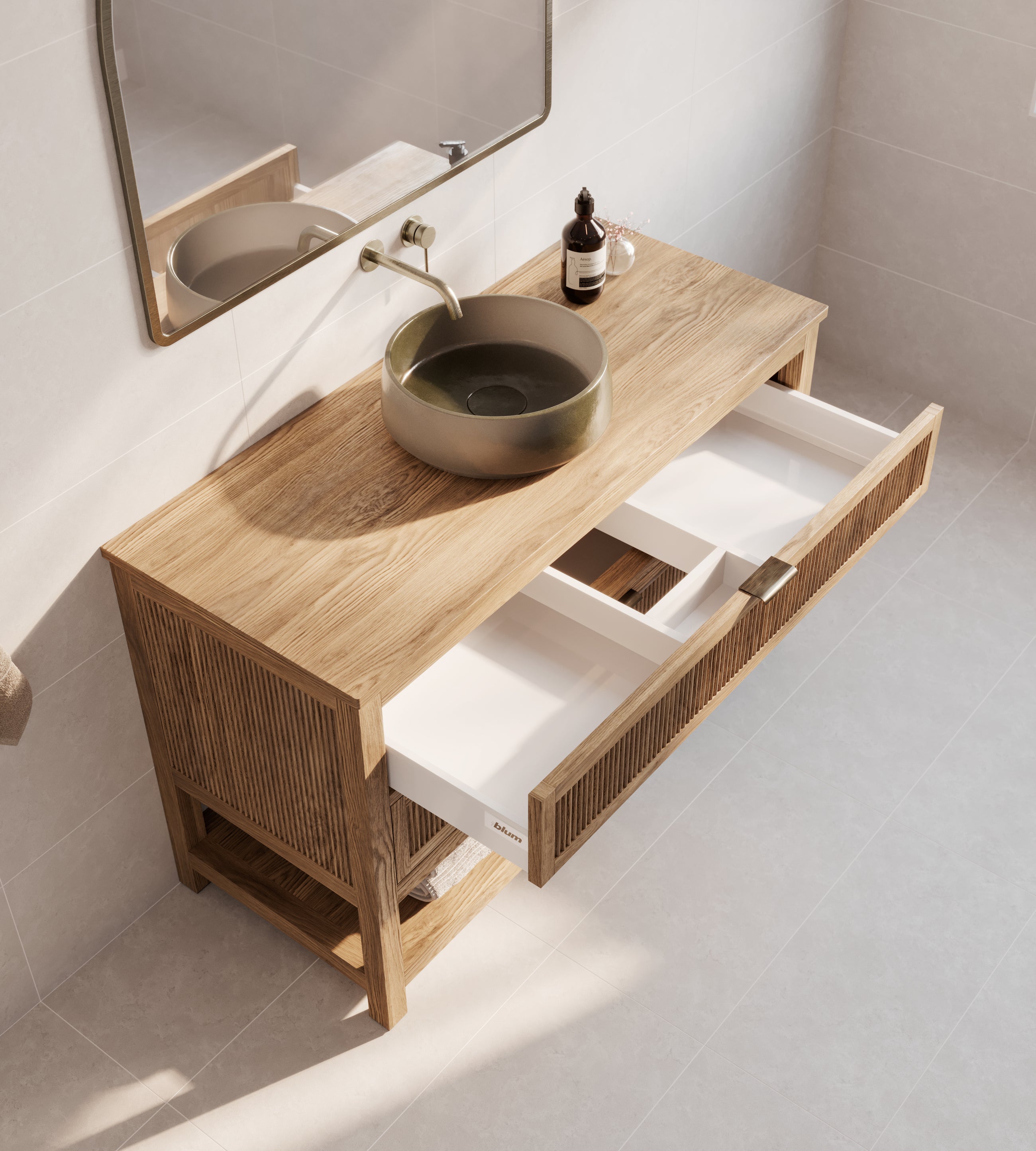 Elsie Freestanding Timber Vanity