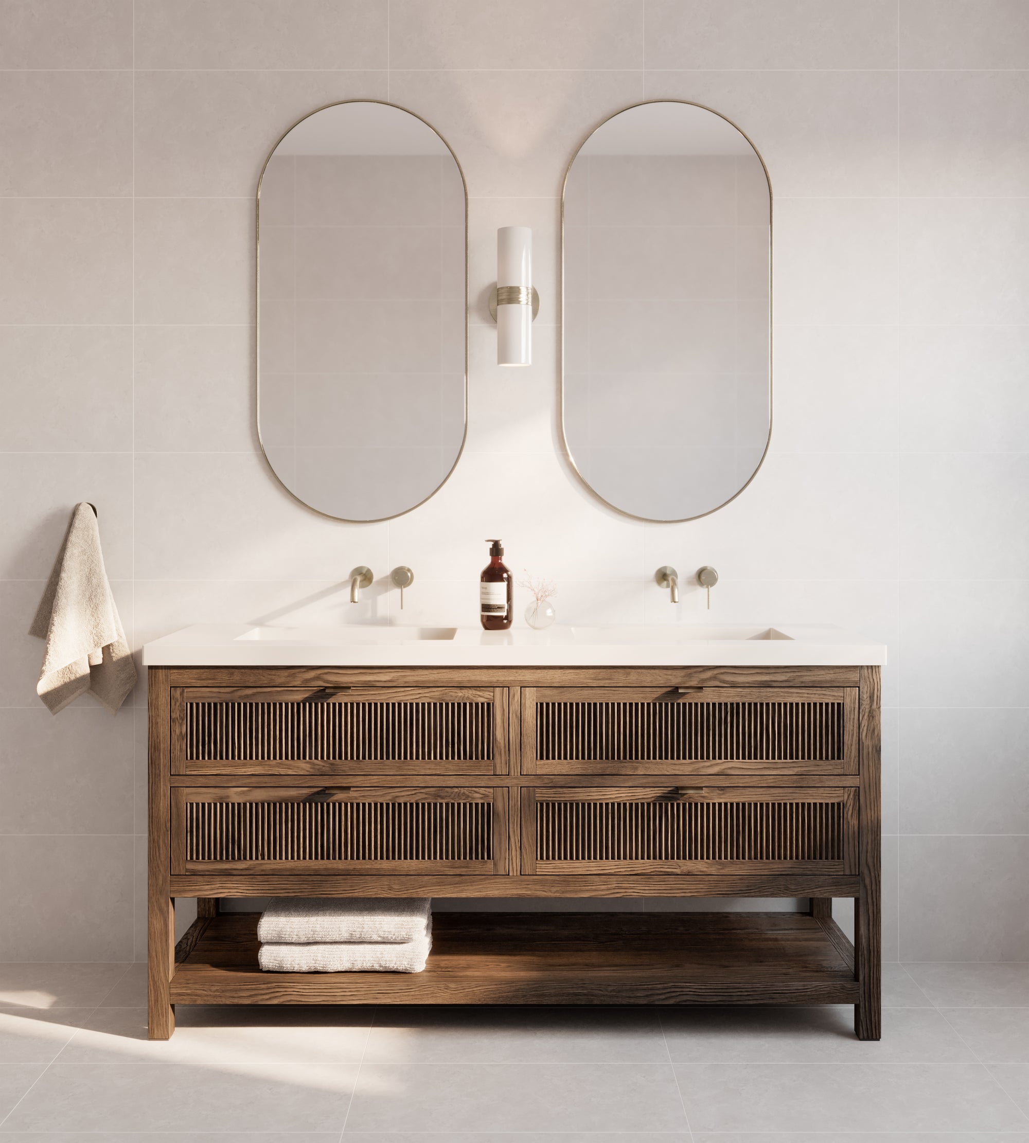 Elsie Freestanding Timber Vanity