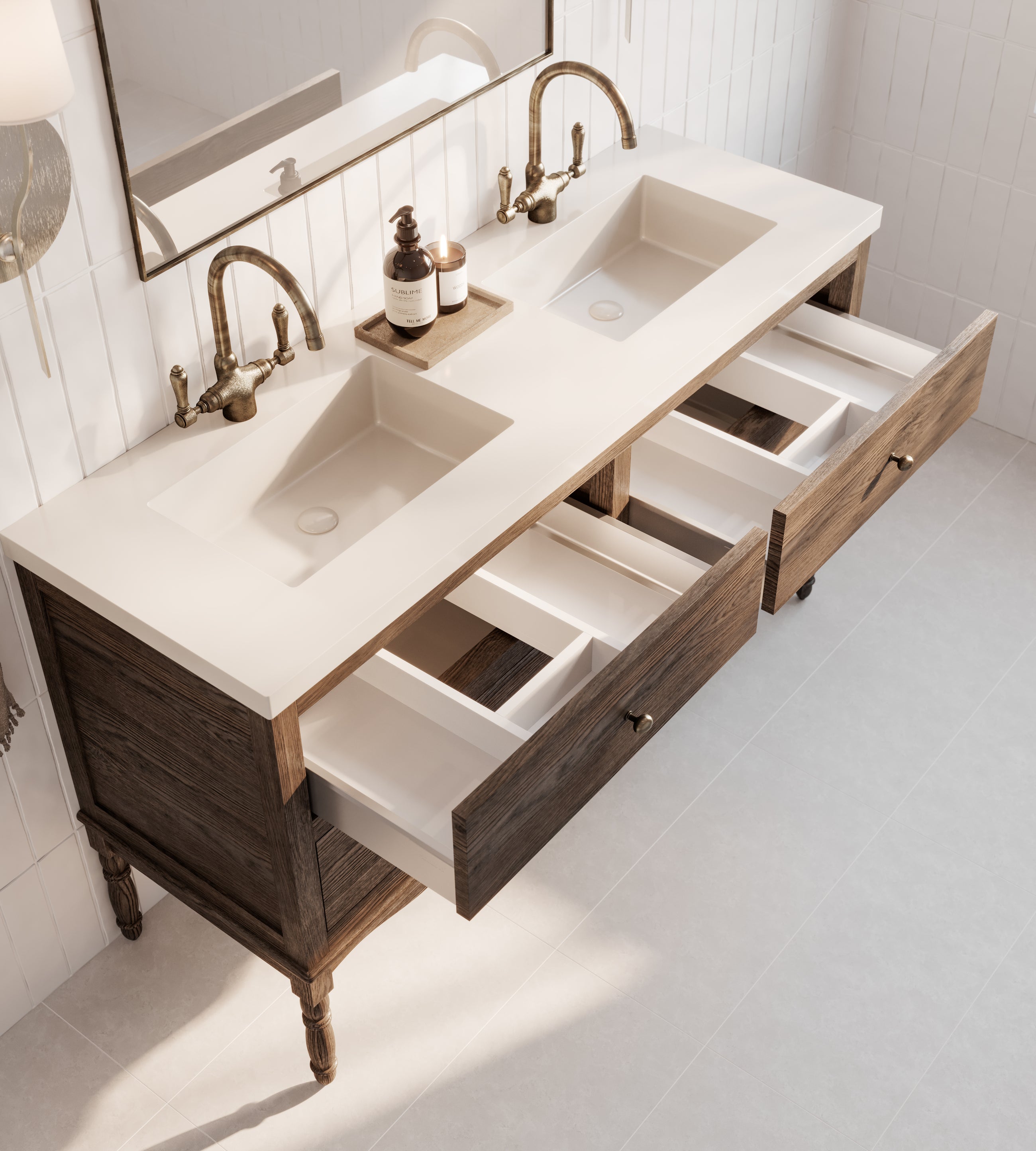 Lily Freestanding Timber Vanity